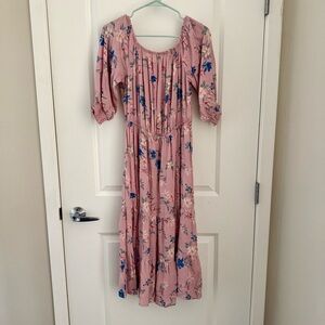 Floral H&M Midi Dress